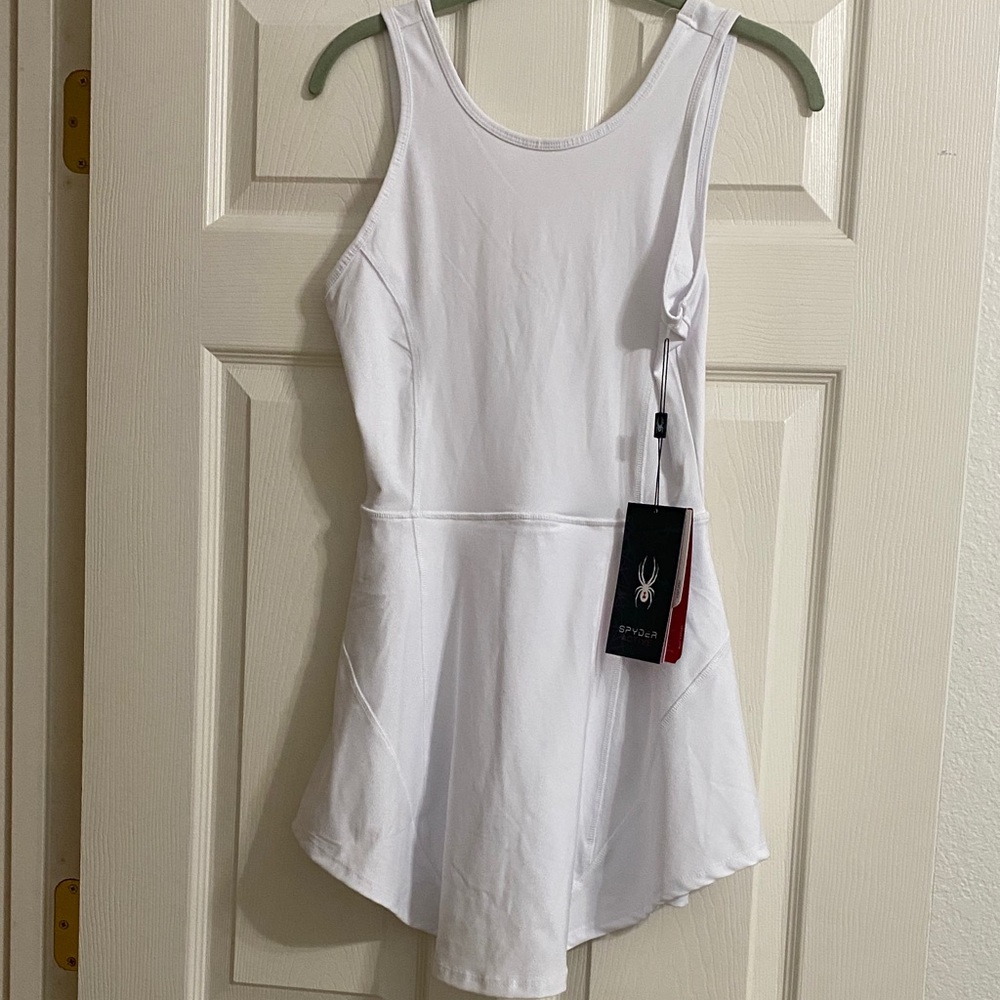 Spyder White Sleeveless Dress